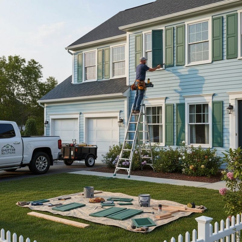 Shutter Reattachment in Olathe, KS